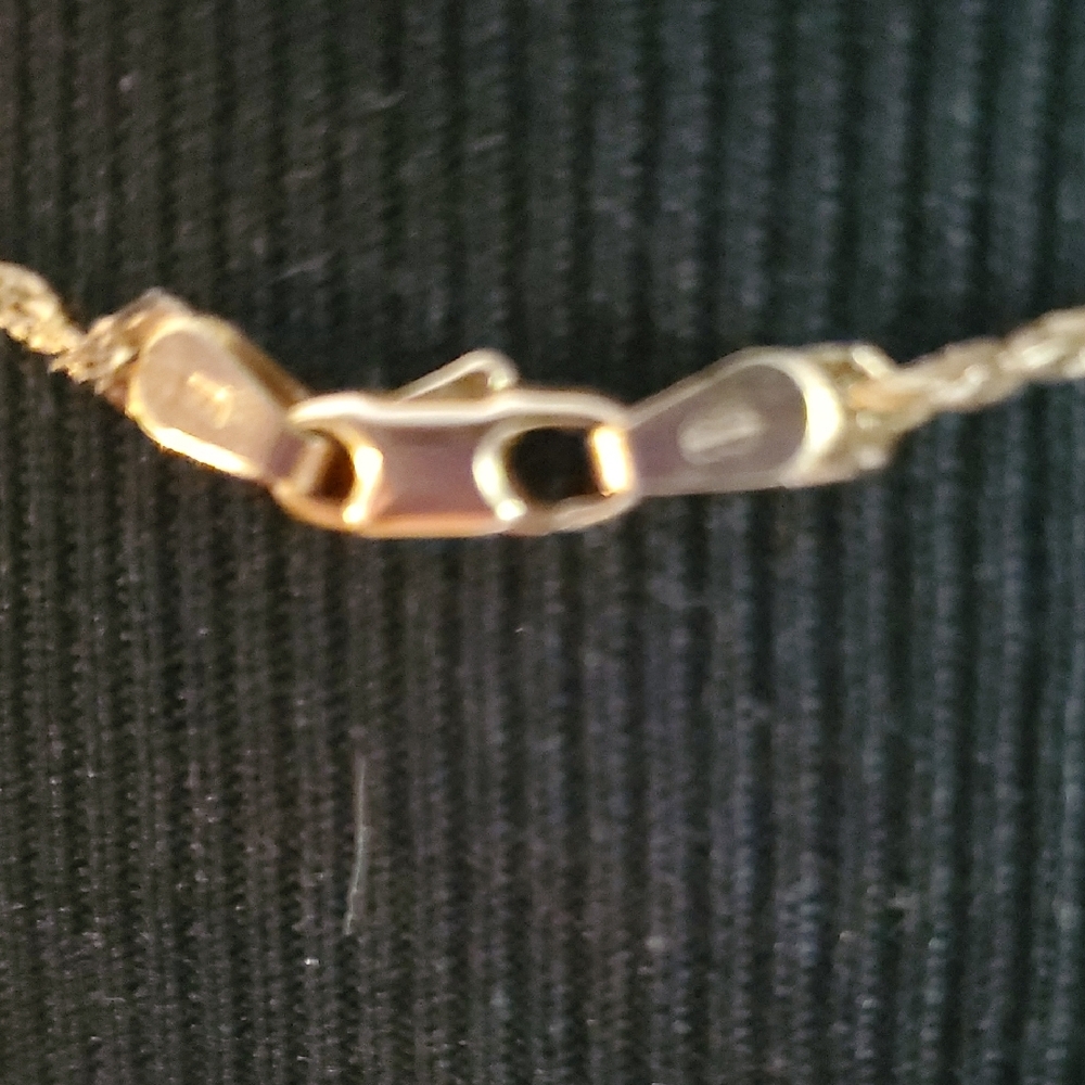 14k Gold 25 Inch Rope Chain - Picture 5 of 8